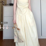 Sense Asymmetric Folding Design Corset Female High-Waisted Ponbo Skirt Niche Fashionable