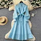 Scented Dress Women's Autumn And Winter Set High-End Feeling V-Neck Metal Buckle Slimming Lotus Leaf Side Knitting
