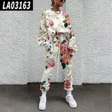 New Women's Digital Printed Grass Pattern Suit Autumn and Winter
