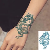 Dragon Fake tattoo Water Transfer Waterproof Temporary Sticker Women Men sexy Beauty Body Art Cool Stuff Arm