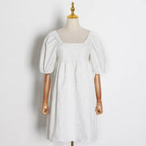 2020 New Summer And Autumn Fashion Women Clothes Hubble-bubble Sleeve Sqaure Collar Lantern Sleeves Pullover
