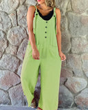 Fashion Casual Button Backs And Pants Women's