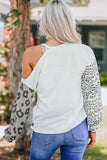 Color Block Cold-Shoulder