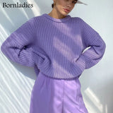 Autumn Winter Thickening Oversized Green Sweater Women Long Sleeve Casual Loose Pullovers Female Solid Knitted