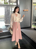 Special Price Does Not Return] Xixi Temperament Commute High-Waisted Half-Dress Swing A-Word Skirt