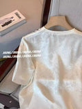 Chinese Style Disc Button Round Neck Jacquard Satin Shirt Women 2024 Summer French Casual Chic Short-Sleeved Blouse-Outfit