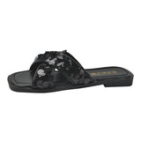 Cold Slippers Women 2025 New Summer Wearing Fairy Style High-End Fashion 100 With Skirt Flat Bottom