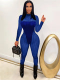 Summer Bodycon Rompers Womens Jumpsuit Sleeveless Jumpsuits Mesh Patchwork One Piece Outfit Sexy White Jumpsuit For