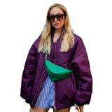 Women's Clothing 2025 Winter Baseball Suit Loose Jacket Cotton Coat