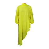 Summer Chiffon Irregular Fashion Size Women's Loose