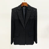 New Star Fashion Hot Diamond Body A Buckle Suit Jacket Half-Skirt