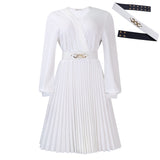 New V-Neck Fashion Elegant Solid Color Pressure Folding Large-Size African