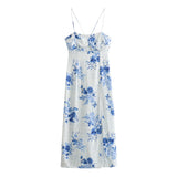 Spring Flower Printed Underwear Dress 2492055-Outfit
