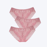 3pcs/Pack! Plus Size Women Underwear Lace Briefs Sexy Panties for Women XL- 4XL Comfort