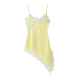 Women's ZA Irregular Lace Side Pure Lusty