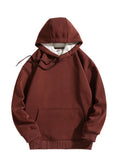 Women Thick Warm Winter Hoodies Basic Velvet Hooded Sweatshirts Pullover Fleece Lined Oversized Hoodies Sweatshirt Winter