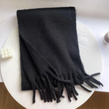 Winter Female Cashmere Plaid Scarf Women Blanket Scarves Wide Lattice Long Rainbow Shawl Wrap Warm Tippet