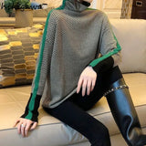 Pullovers Women's Clothing Turtleneck Fashion Jumper Korean Vintage Knitted Casual Sweaters Jacket Sueter De