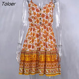 Summer Women Dress Buttons Cotton Mini Sundress Fashion Sexy Short Backless Slip Elastic Waist 2022 Sleeveless