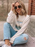 Cotton Sweatshirt 2022 Women Autumn Winter Clothing Graphic Pullover Hoodies Femme Fashion Streetwear Rock