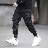 Leggings Spring Ins Super Hot Trousers Guochao Multi-Pocket Casual Tide Brand Overalls Men-Outfit