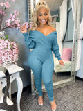 Casual Streetwear Bodycon Rompers Womens Jumpsuits Strapless Long Sleeve Jumpsuits One Piece Outfits Black Jumpsuits