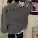 Street Winter Sweatshirt Woman Kawaii Rabbit Pattern Warm Loose Pullover Stylish Casual Hip Hop Hoodie