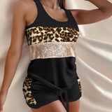 Women Camisole Sleep Wear Women Pajamas Heart Print Nightgown Ruffled Flounce Drawstring Shorts Lingerie Home
