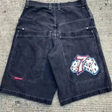 Baggy Denim Shorts Harajuku Y2K Jeans Hip-Hop Vintage Summer Brother-Outfit