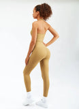 Workout Slim Fit Running Fitness Exercise Yoga Bra and Pants