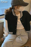 Tops Jackets for Women Streetwear Casual Y2k Clothes V-neck Long Sleeve Korean Coat Fashion Outwear 2023 Ropa Mujer