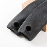 Warm Fleece Lined Super Thick Warm Leggings Women Winter Spandex Ribbed Slim Pattern Leggins Winter High Waist Basic