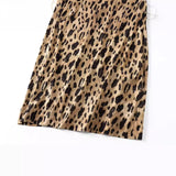 Spring Animal Print Fashionable Short Dress 2523142-Outfit