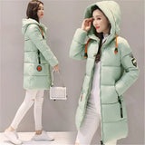 Women 2020 Winter Jacket Women Coat Hooded Outwear Female Parka Thick Cotton Padded Lining Winter Female Basic Coats