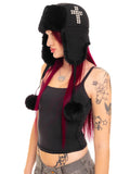 Autumn And Winter Costume Crucifix Hot Hat Cute Warm Lightning Hat Y2K