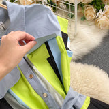 Women Pleated Blouses Dress Korean Sleeveless Single Breasted A-line Dresses Summer Elegant Fashion Streetwear