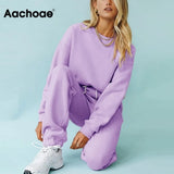 Solid Casual Tracksuit Women Sports 2 Pieces Set Sweatshirts Pullover Hoodies Suit 2021 Home Sweatpants Shorts