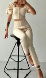 Summer Fashion Temperament Short-Sleeved Suit Women's