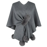 Women's Shawl Cape Coat Irregular Kintting Cloak Sweater Women Loose Pullovers Autumn Winter Oversized Warm Pancho