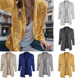 New Women's Big Collar Hair, Short Thick Long-Sleeved Coat