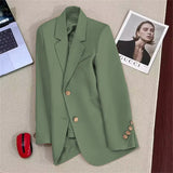 Toloer And Autumn Suit Jacket Female Small Man 2024 Spring And Autumn New Korean Version Temperament Goddess Fan Small Leisure Small Suit-Outfit