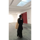 Feel-Dew Back Drawstring Long-Sleeved Sunscreen Shirt Mesh Splicing Sling Long Skirt Two