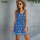 Summer Women Dress Buttons Cotton Mini Sundress Fashion Sexy Short Backless Slip Elastic Waist 2022 Sleeveless