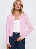 New Women's Sexy Cardigan Street Long-Sleeved Top Solid Color Cardigan
