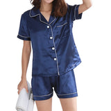 Women Pyjamas Cute Cow Print Pajamas Casual Comfortable Homewear Two-Piece Sleepwear Female Summer Set