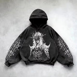Wash Hooded Hoodie Hoodie Winter High Street Men And Women With The Same Shirt