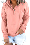 Autumn Winter Fashion Hooded Sweatshirt Women Warm Long Sleeve Solid Color Loose Pullover Top Clothes Casual Pocket