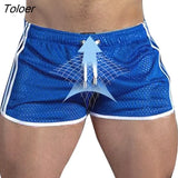 Men Shorts Fitness Bodybuilding Shorts Mens Mesh Breathable Quick Drying Fashion Casual Joggers Sportswear 425-1-Outfit