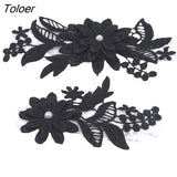 Garters Embroidery Floral Sexy Garters For Women/Bride Thigh Ring Bridal Leg Garter Elastic