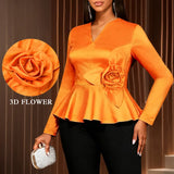 Shoulder Collar High-Rise Dress Party Party
